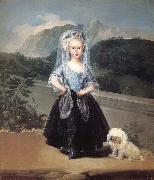 Francisco Goya Maria Teresa de Borbon y Vallabriga oil on canvas